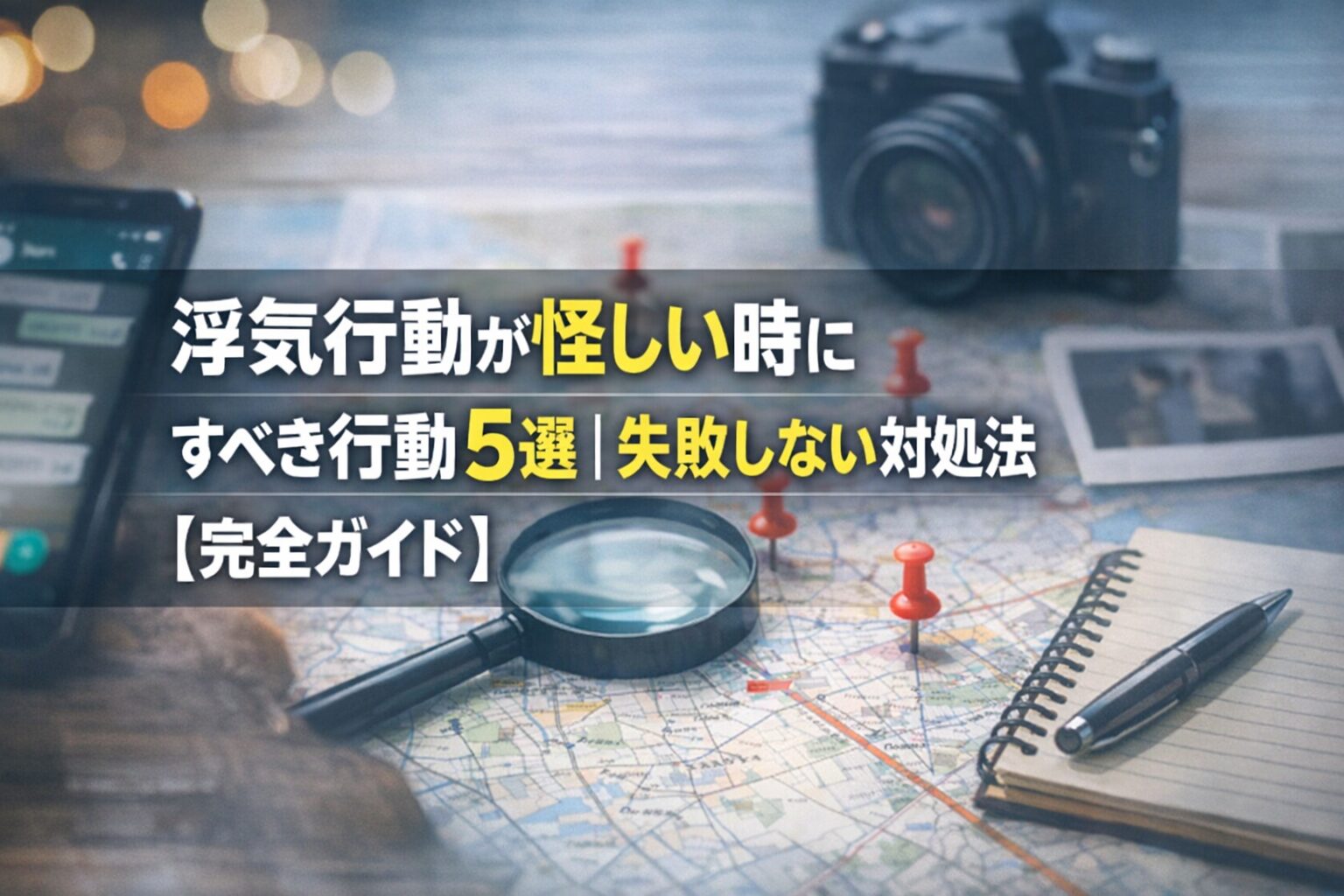 浮気行動が怪しい時にすべき行動5選｜失敗しない対処法【完全ガイド】