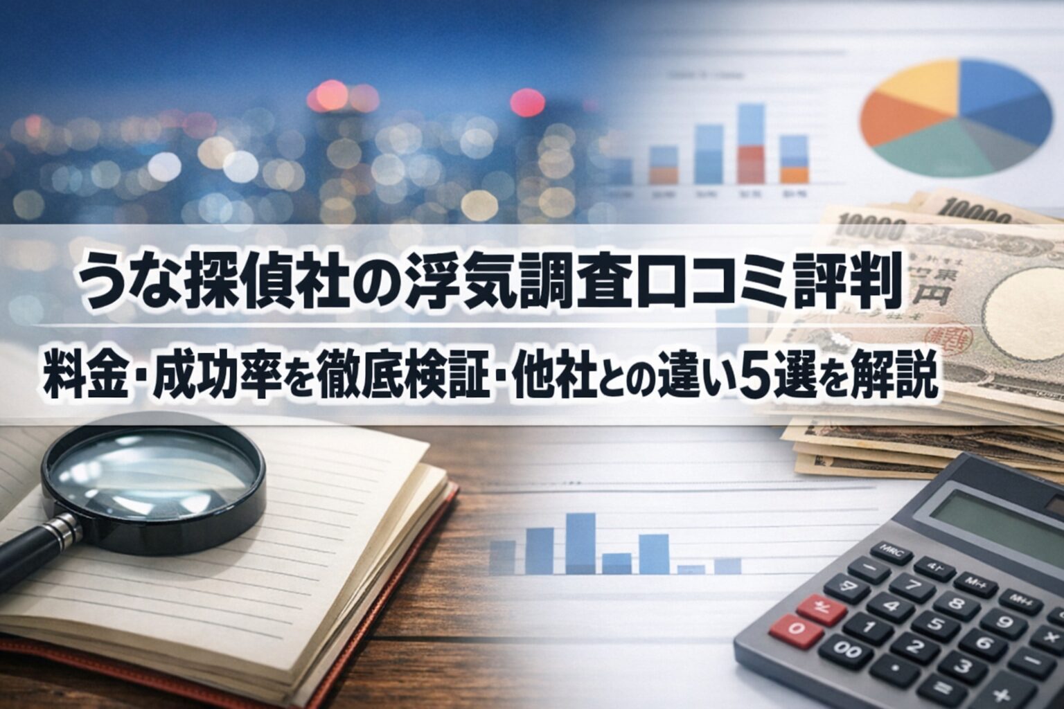 うな探偵社の浮気調査口コミ評判｜料金・成功率を徹底検証・他社との違い5選を解説